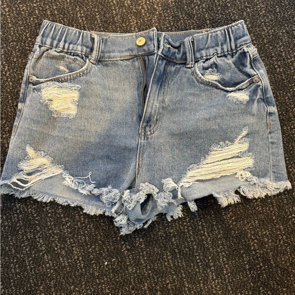 Denim Distressed Women's Shorts